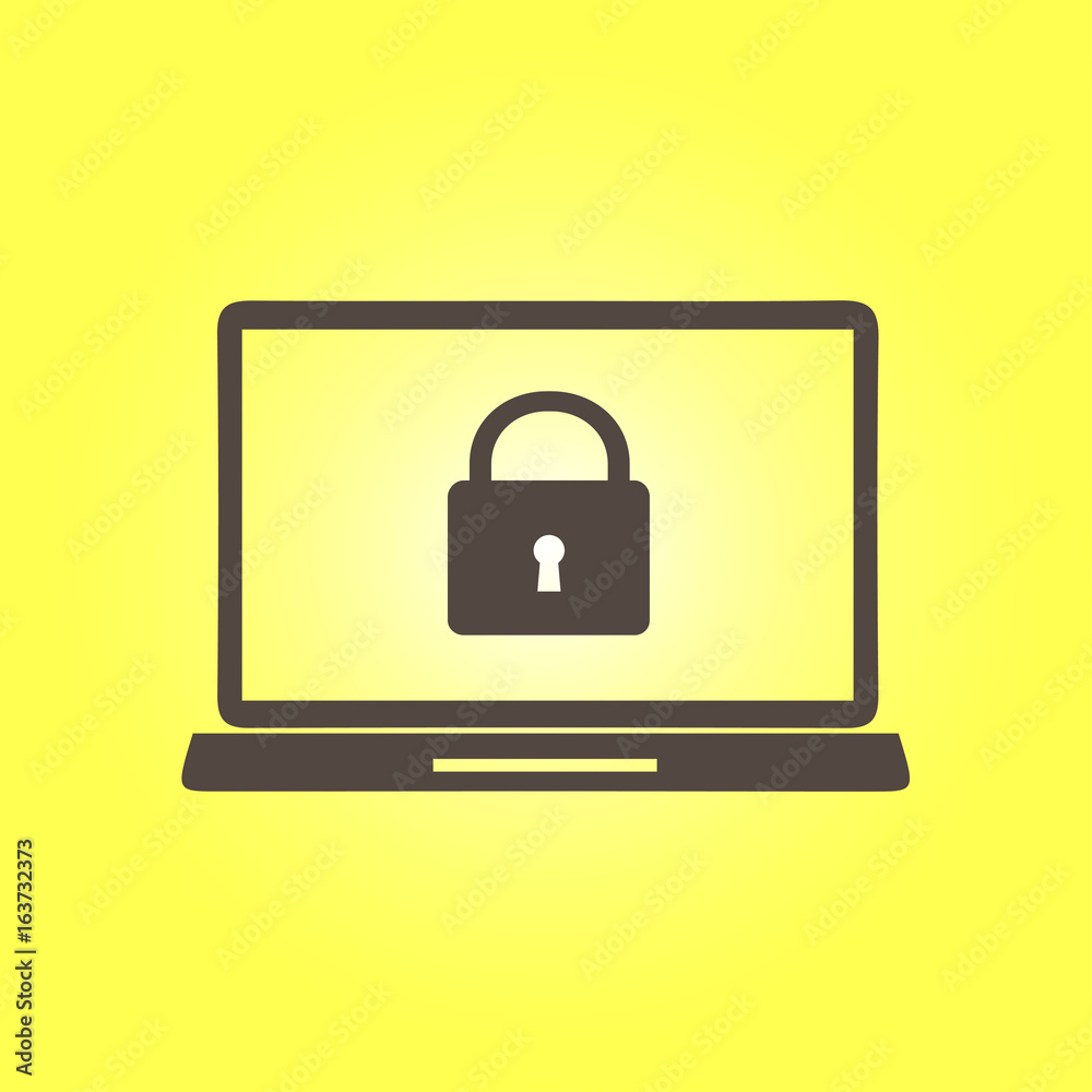 Internet security concept icon. Identification and protection symbol. Internet security concept icon. Identification and protection symbol.