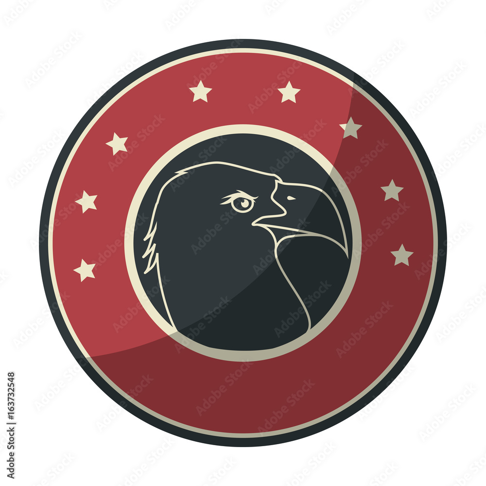 American eagle symbol icon vector illustration graphic design American eagle symbol icon vector illustration graphic design