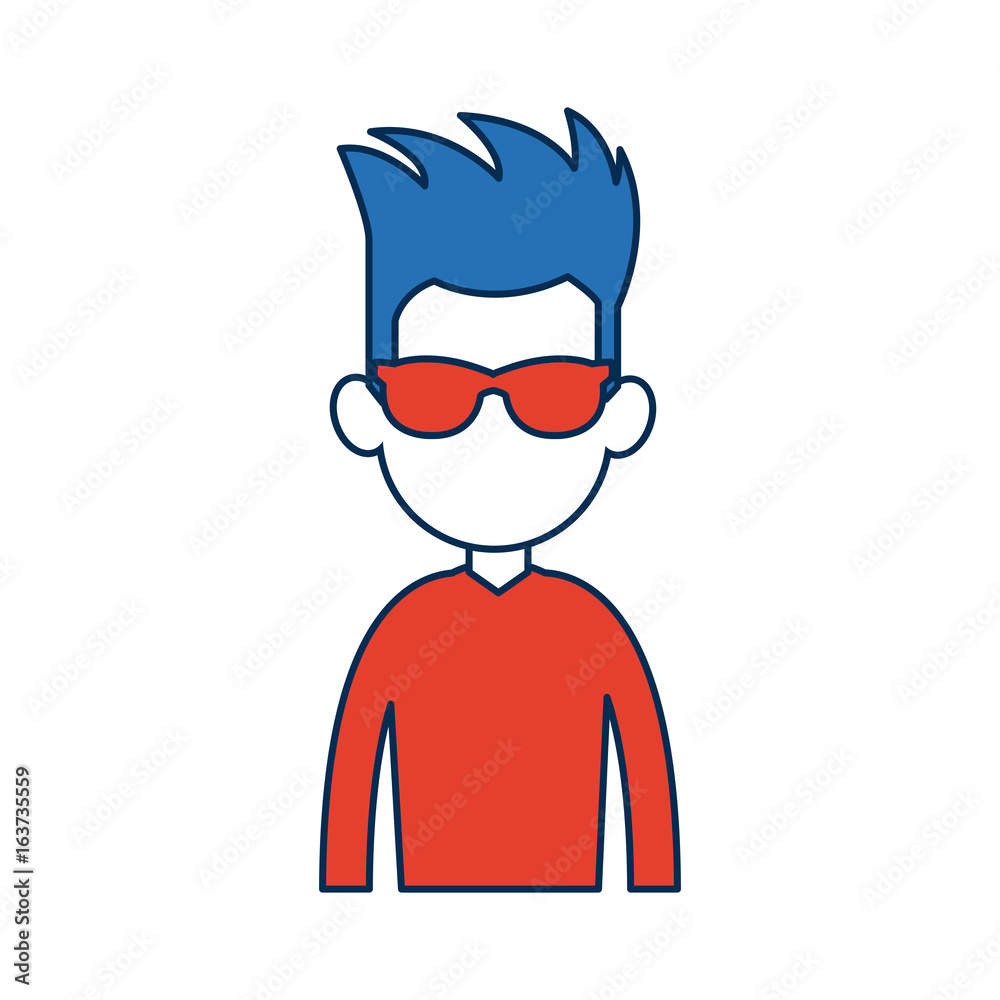 portrait young man character people image portrait young man character people image