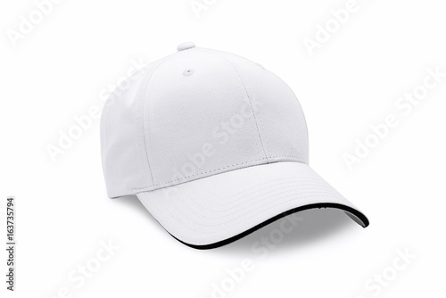 Cap isolated on white background. Baseball cap.