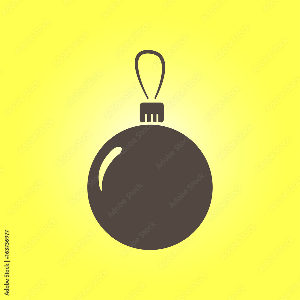 Christmas balls icon. New Year decoration. All to celebrate the New Year and Christmas. Christmas balls icon. New Year decoration. All to celebrate the New Year and Christmas.