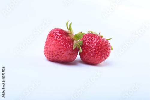 Wallpaper Mural Fresh strawberry isolated on white background. Selective focus. Torontodigital.ca