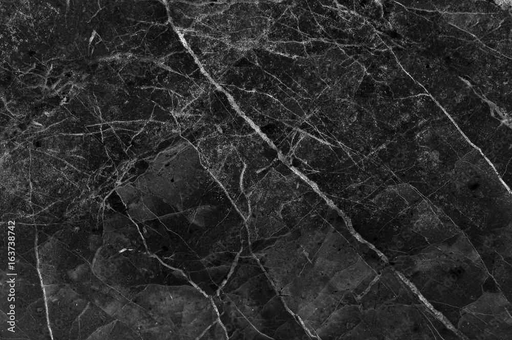 Naklejka premium Black marble luxury decor pattern texture unique background
