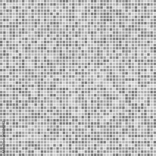 banner grey transparent squares. poster abstract grey background. halftone effect. vector illustration