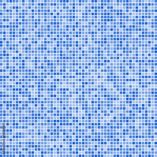 poster blue transparent squares. banner abstract blue background. halftone effect. vector illustration