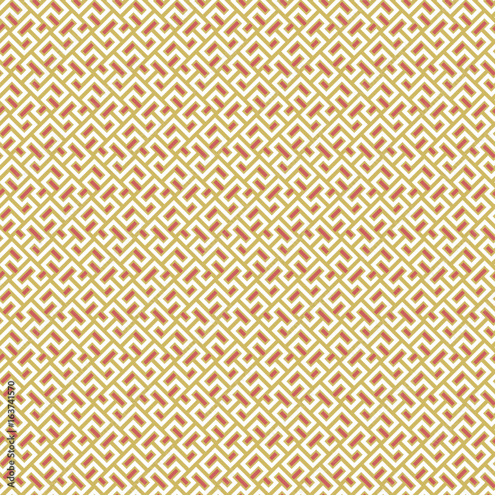 Seamless background for your designs. Modern vector red and golden ornament. Geometric abstract pattern Seamless background for your designs. Modern vector red and golden ornament. Geometric abstract pattern