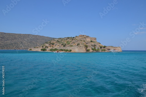 Spinalonga, vue de la Mer, Crète