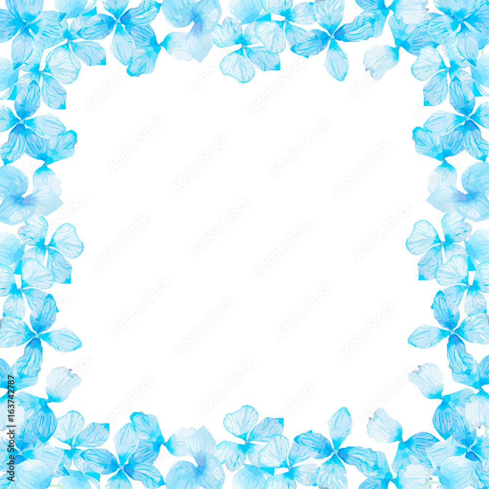 Hydrangeas background for simple text. Hydrangeas background for simple text.