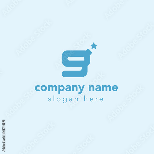 Letter S element logo design template