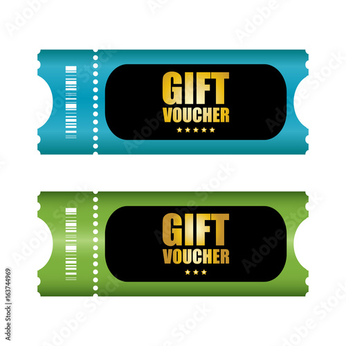 special voucher design, gift card, advertisement labels