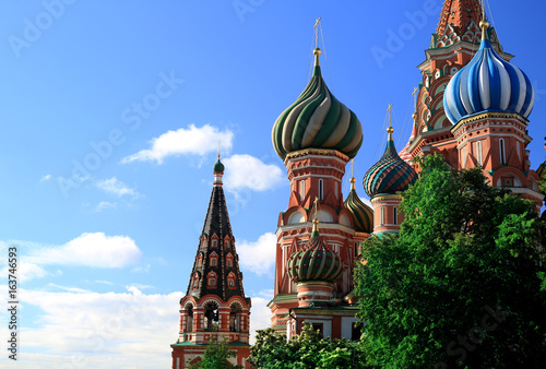 Russia, Moscow, St. Basil's Cathedral on red square