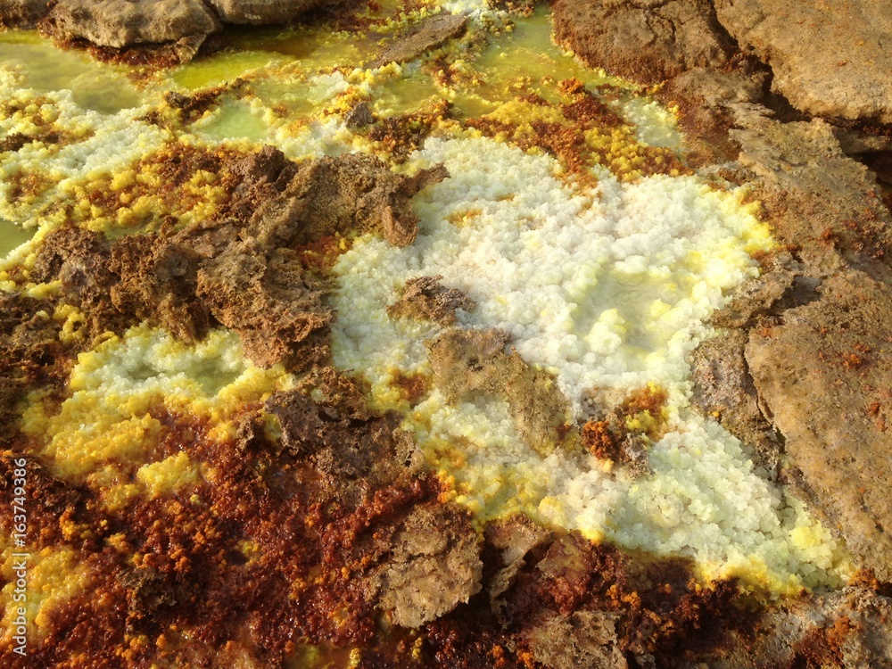 Concrétions, Dallol, Ethiopie