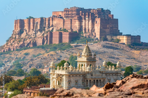 Mehrangarh Fort with Jaswant Thada.