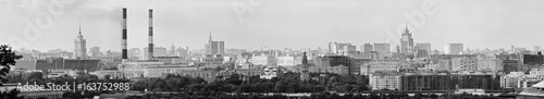 Panoramic view of central Moscow. Russia