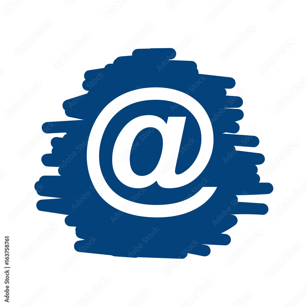at-Zeichen - Handgezeichnete Linien at-Zeichen - Handgezeichnete Linien