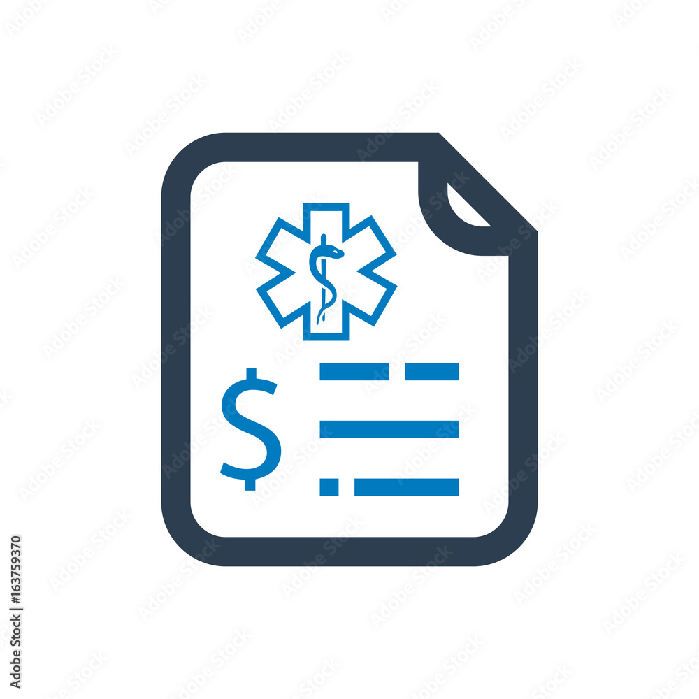 Medical Bill Icon Medical Bill Icon