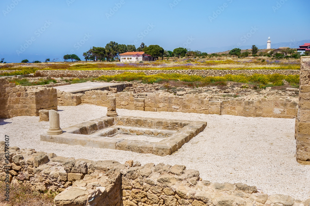 Ruins of ancient greek temple, Saranda Kolones