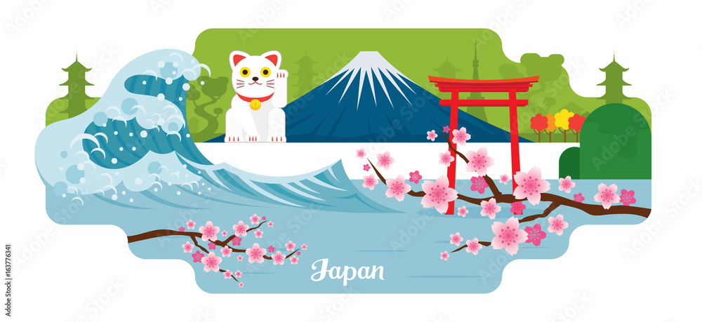 Japan Travel and Attraction Landmarks