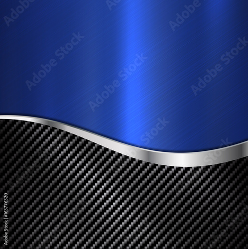Abstract carbon fiber and metal texture background