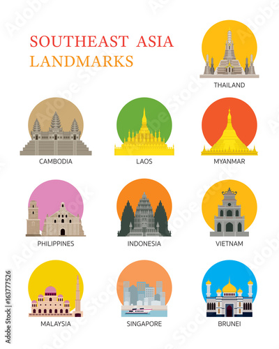 ASEAN, Southeast Asia Landmark Set
