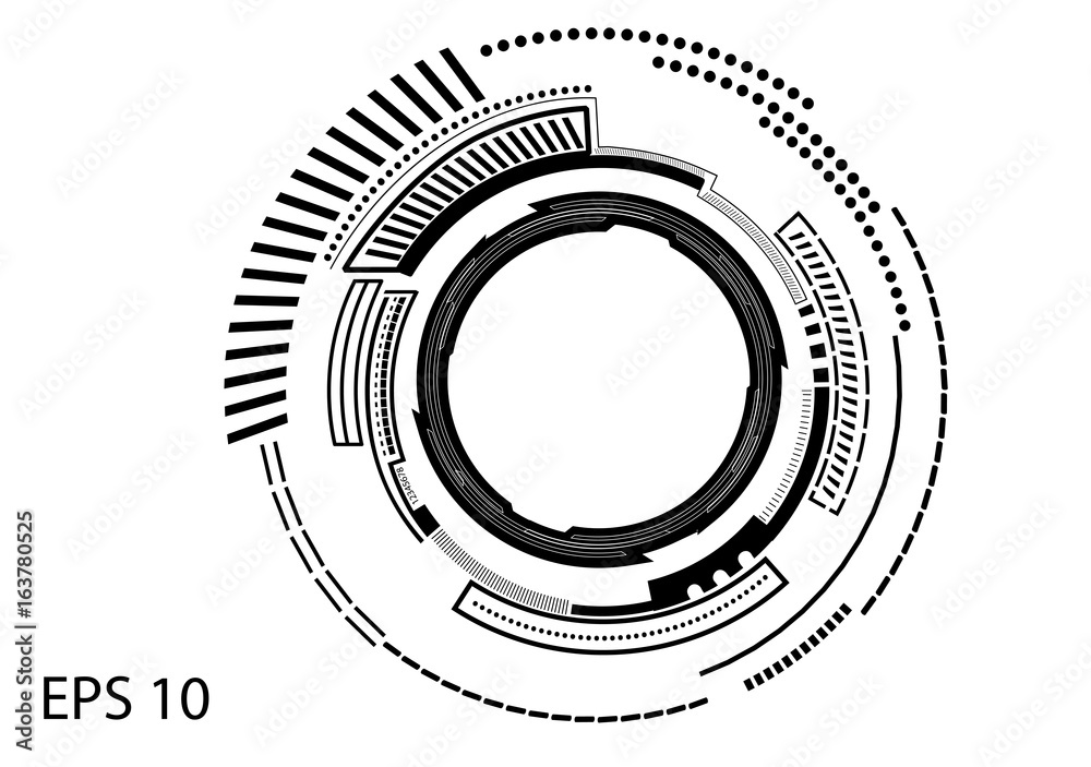 Round logo on white background Round logo on white background