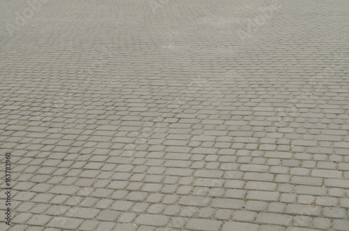 Obraz na płótnie Vintage cobblestone pavement w salonie