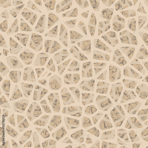 Bone inside structure seamless pattern. EPS 10
