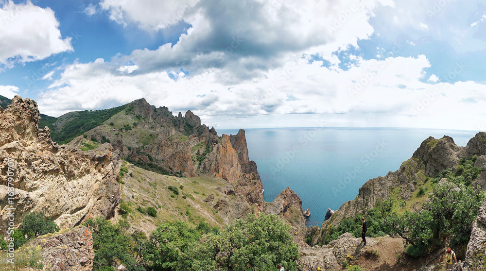 Naklejka premium Заповедник Карадаг в Крыму