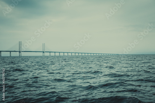 the oresund bridge between denmark and sweden
