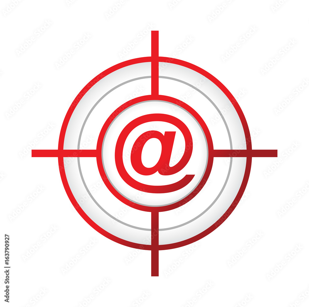 online aroba target sign concept illustration online aroba target sign concept illustration