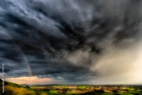 Rainbow Over the Palouse photo