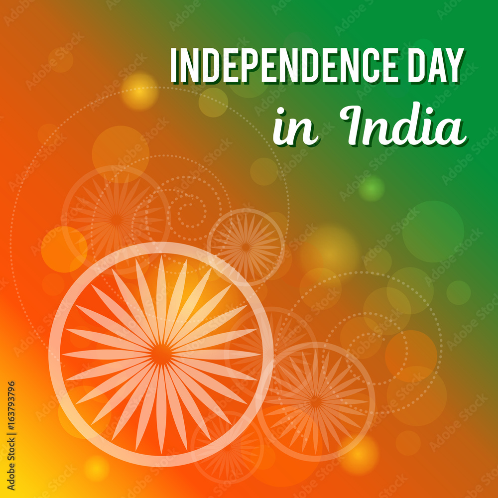 Independence Day in India. Vector illustration for a holiday Independence Day in India. Vector illustration for a holiday