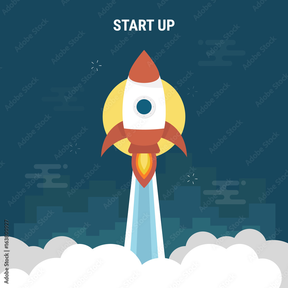 rocket launch business startup background rocket launch business startup background