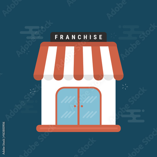 Franchise business concept, franchise marketing system