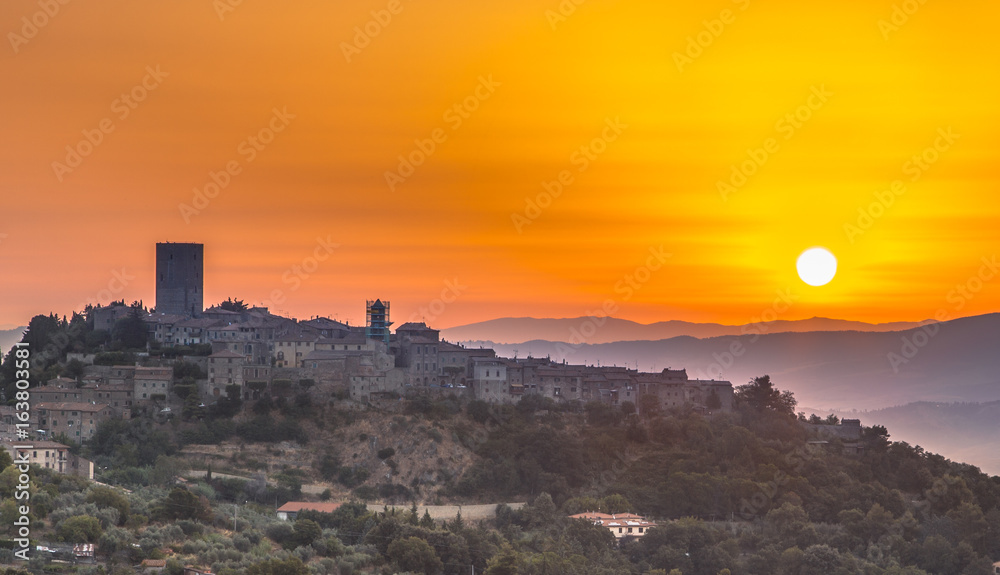 Tuscan Village at Sunrise