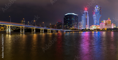 Macau cityscape Night