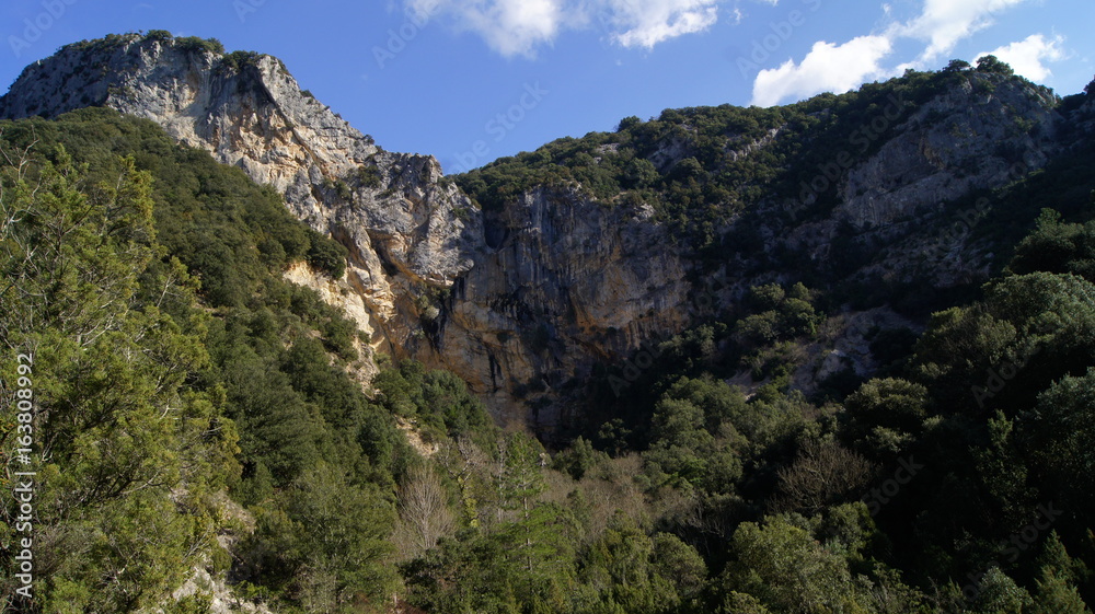 Ardèche montagne cascade pissevieille 