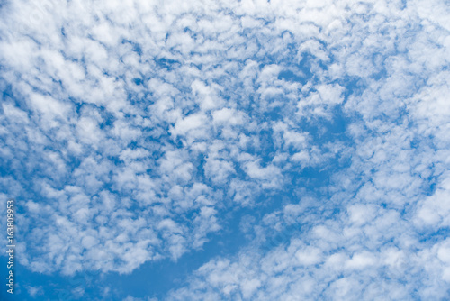 Altocumulus cloudscape on blue blue sky  Beautiful Cirrocumulus or Altocumulus on the middle altitude layer