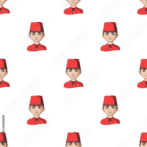 Turk..Human race single icon in cartoon style vector symbol stock illustration web.