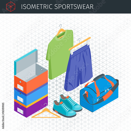 Isometric sportswear set