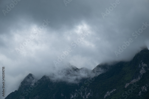  Mist and rain on the summit © Wuttisit