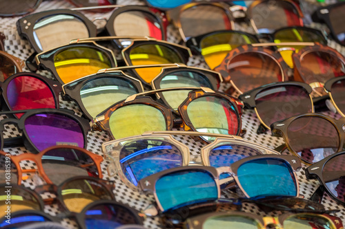 Sunglasses for sale at local street market