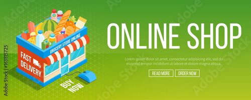 Online shop banner