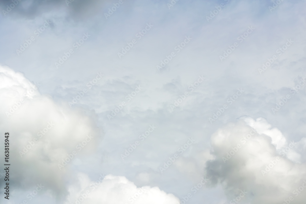 Clouds are divided into layers in the evening with light. Clouds are divided into layers in the evening with light.