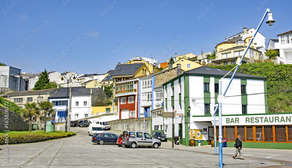 Calle de Ribadeo, Lugo, Galicia, ESpaña