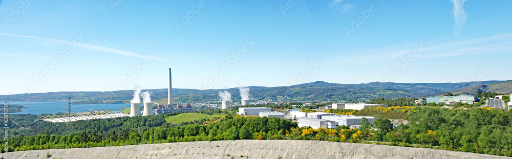 Central nuclear de As Pontes, Puentes de García Rodriguez, La Coruña, A Coruña, Galicia, España