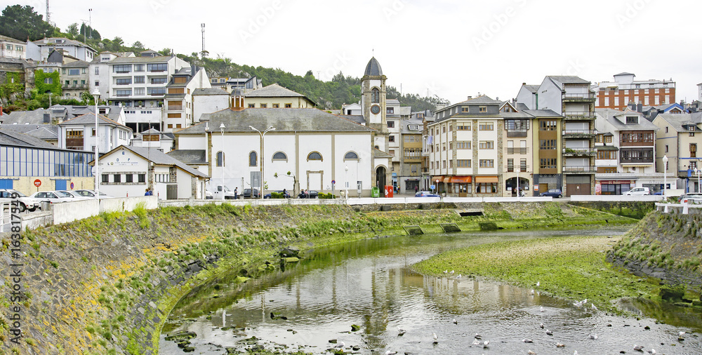 Vista de Luarca, Asturias, España Vista de Luarca, Asturias, España