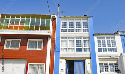 Vista de Ribadeo, Lugo, Galicia