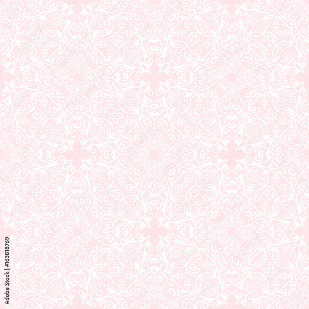 White lace pattern White lace pattern