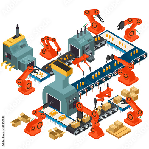 Isometric Design of Automated Processing Plant